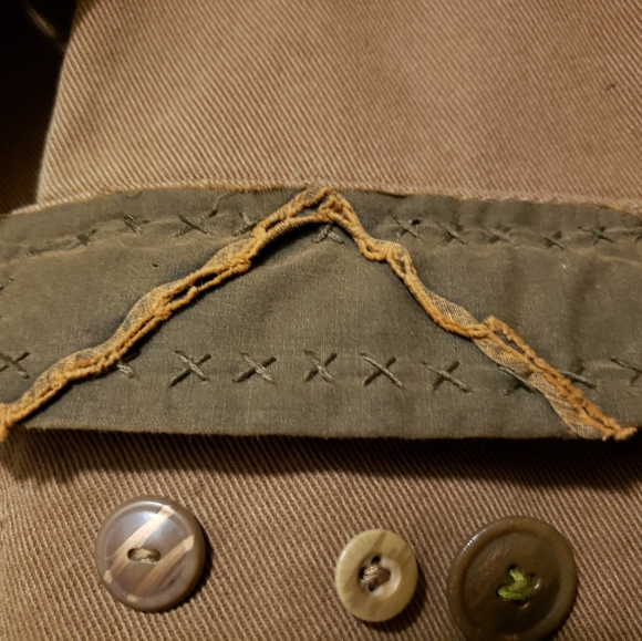 Woodshop Mullet Custom International Denim Work Jacket Visible Mending Style - Picture 7 of 15